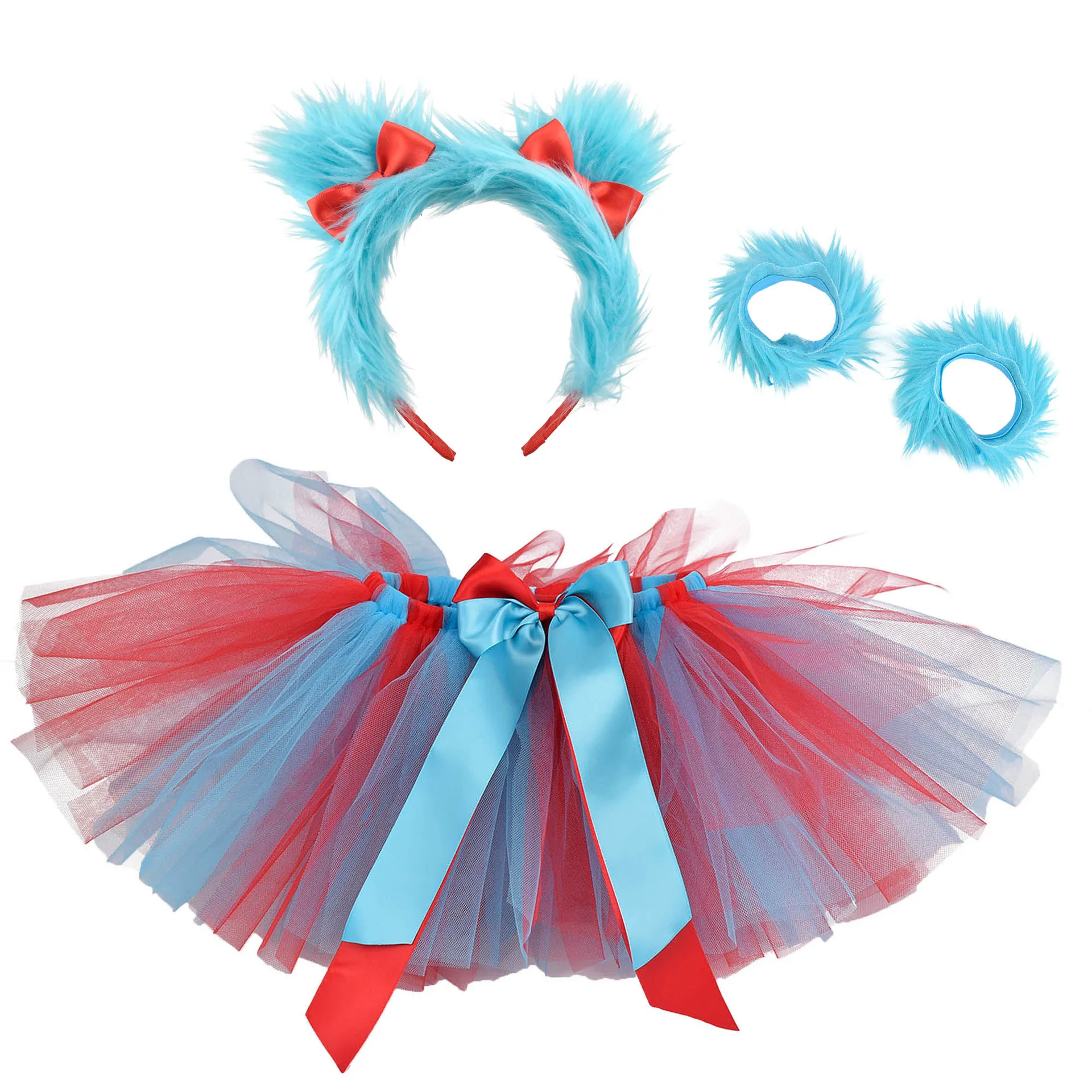 Photography Outfit - Jupe Tutu rouge Turquoise pour filles,