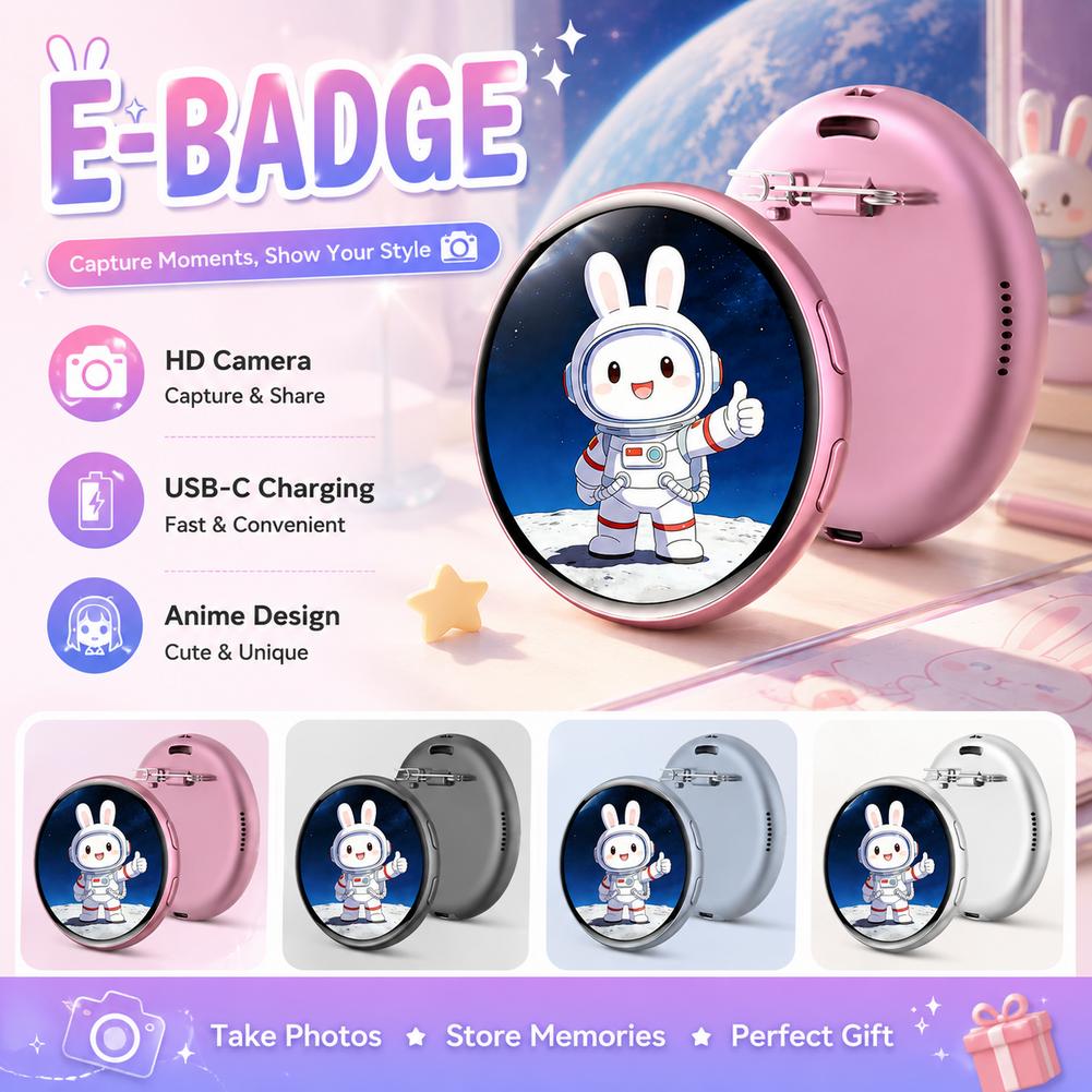 Photography Grid - Badge électronique pour port USB-C avec