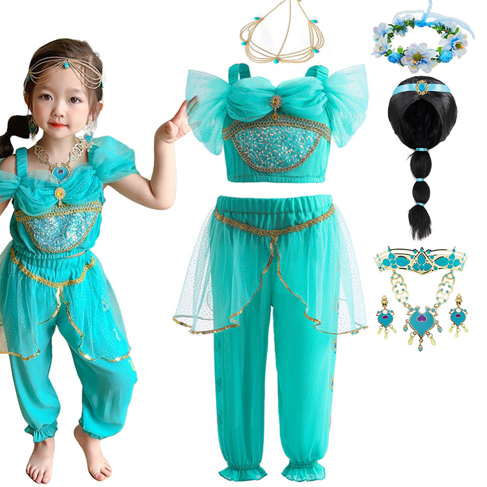 Photography Outfit - Ensemble de Princesse Jasmine pour Fille,