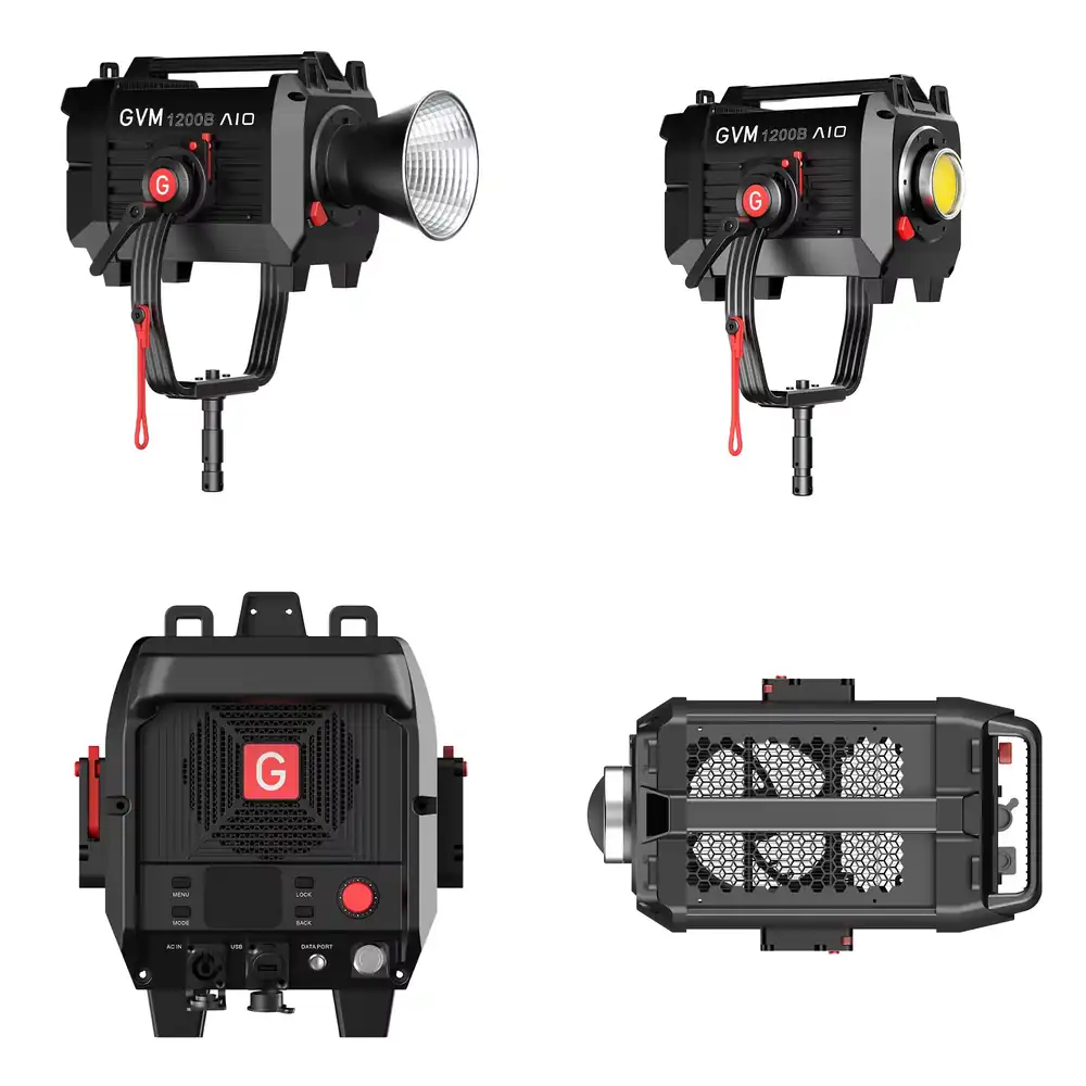 Photography Studio - Projecteur vidéo LED COB bicolore GVM