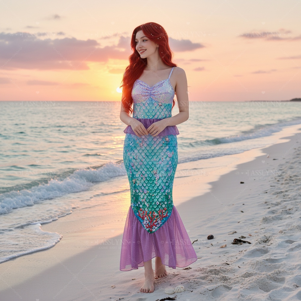 Robe longue de cosplay Ariel l - Photography Outfit avis et prix