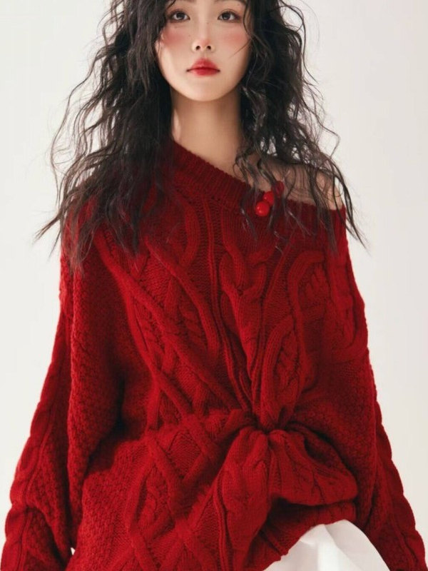 Pull rouge pour femme : photog - Photography Studio avis et prix