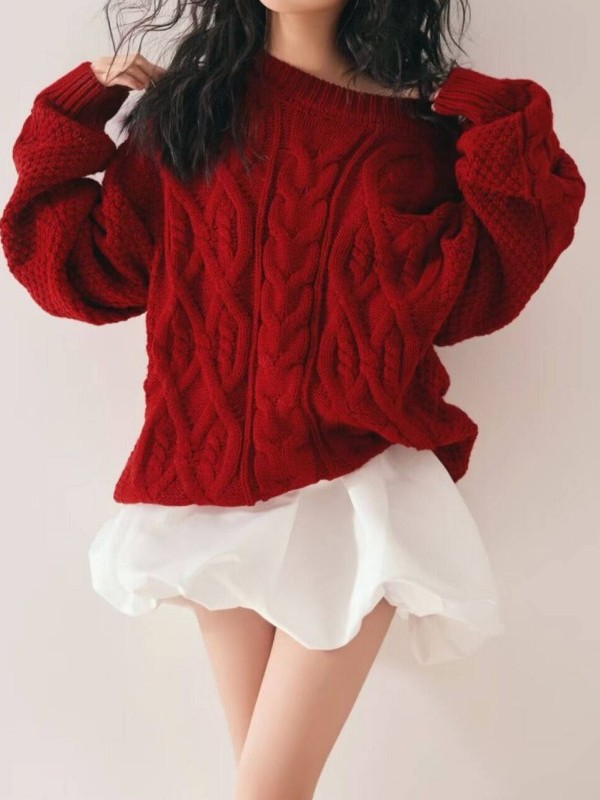 Pull rouge pour femme : photog - Photography Studio avis et prix