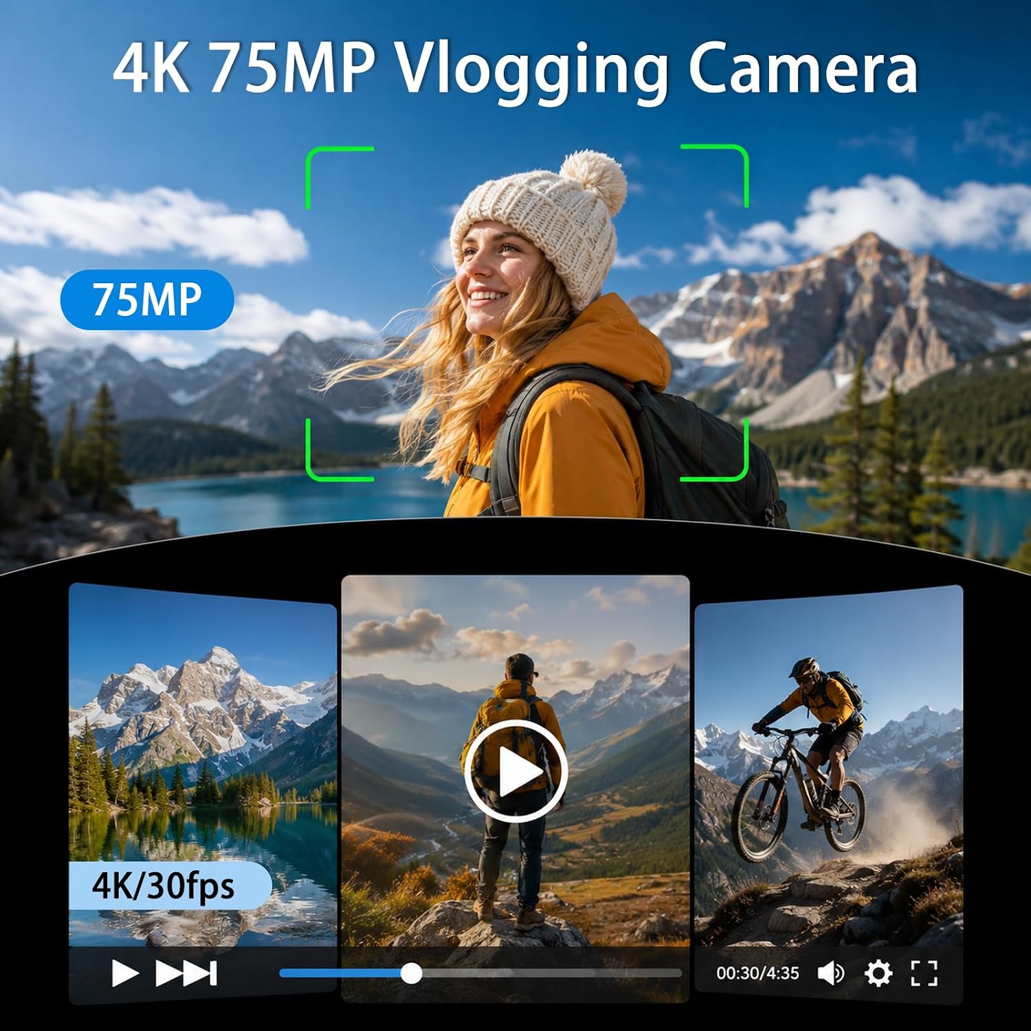 Caméra de vlogging portable 4K - Photography Grid avis et prix