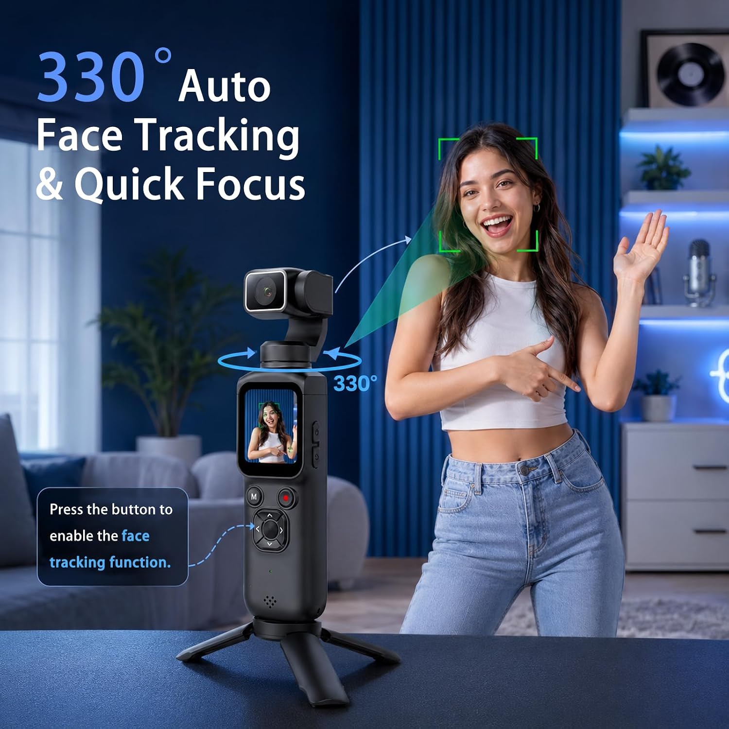 Caméra de vlogging portable 4K - Photography Grid avis et prix