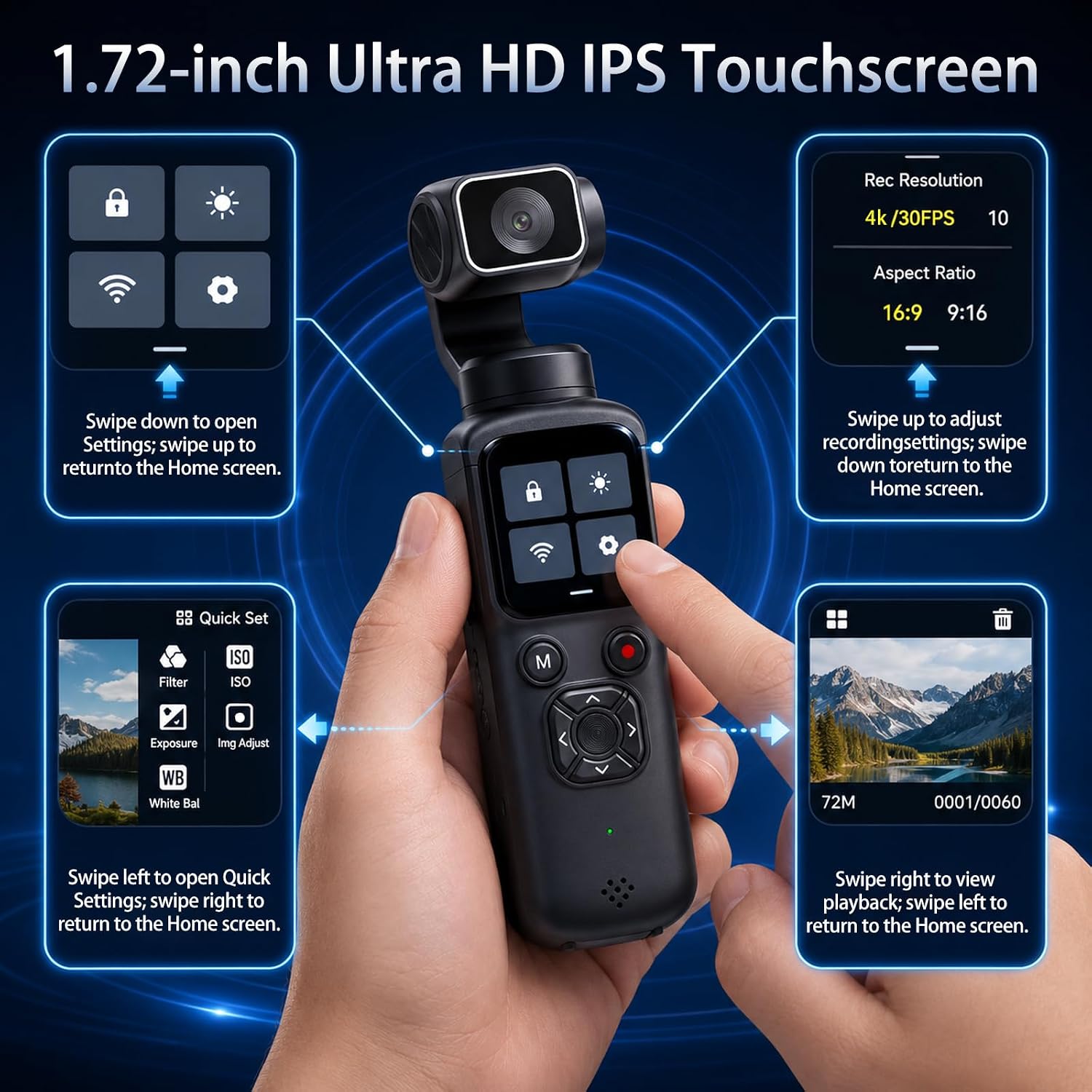 Caméra de vlogging portable 4K - Photography Grid avis et prix