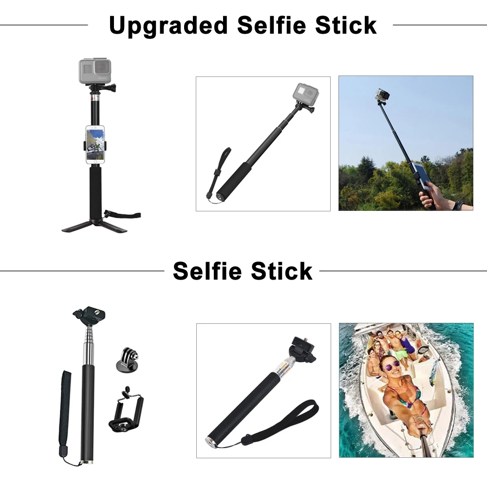 Ensemble d'accessoires pour Go - Gopro Action Camera Hero 11 Black avis et prix